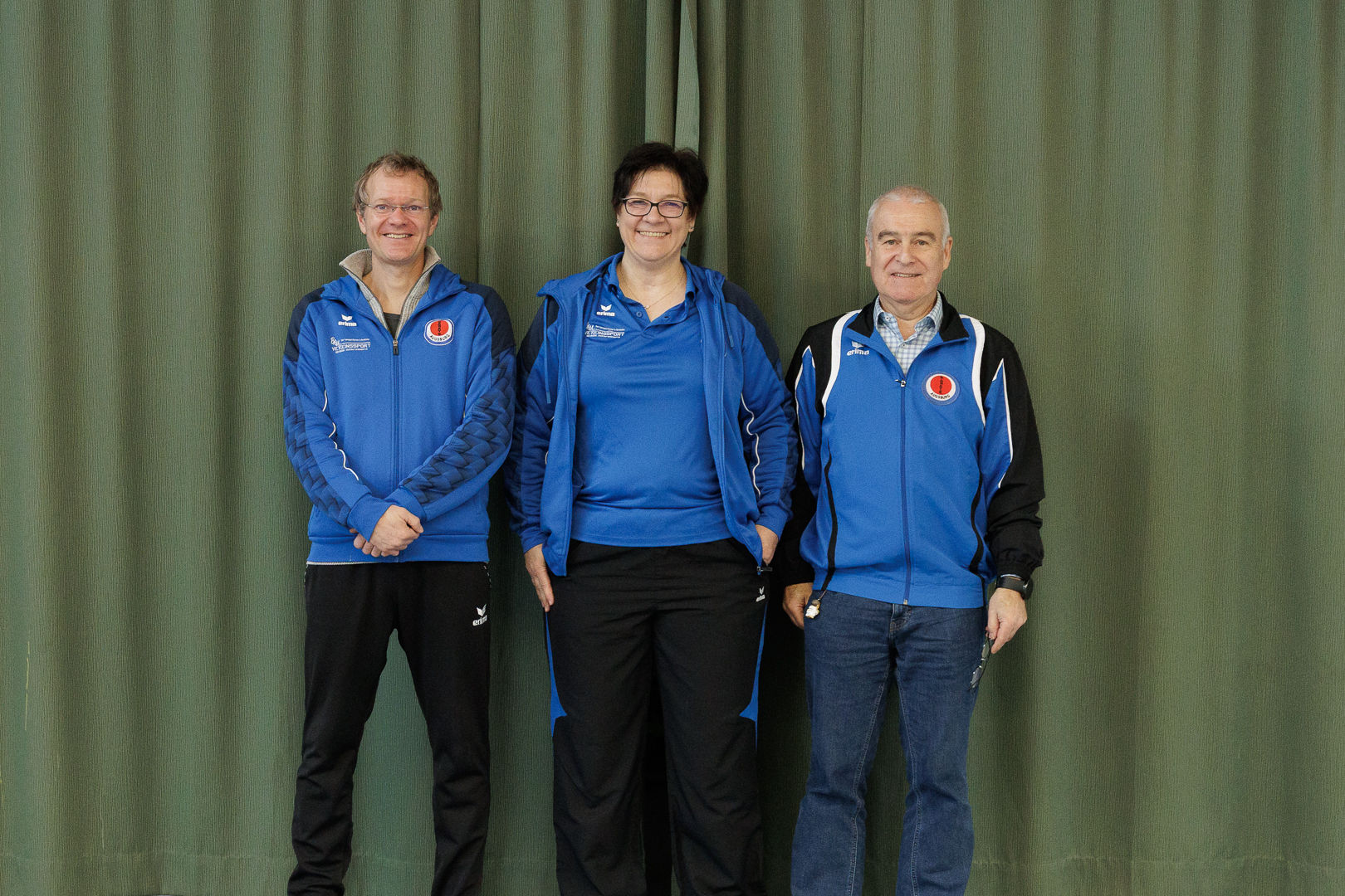 Fröhliche Prüfer vor und nach der Prüfung (Bild: Herbert I.)