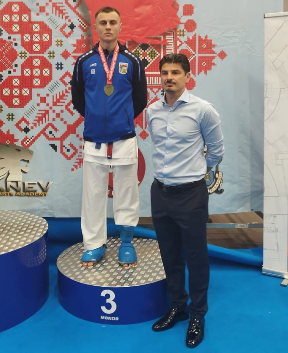 3. Platz für Lirant S. des Polizei Sportverein Augsburg e.V. im KUMITE-Einzel (-84 kg)