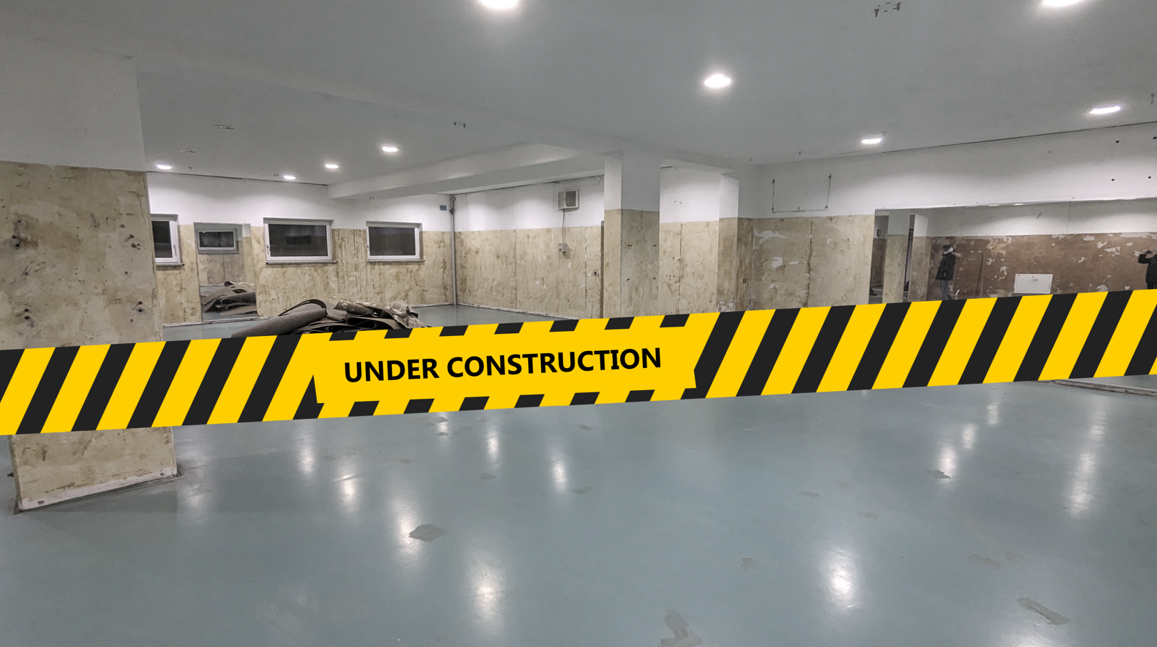 Achtung Baustelle: Aktuell kein Probetraining Möglich